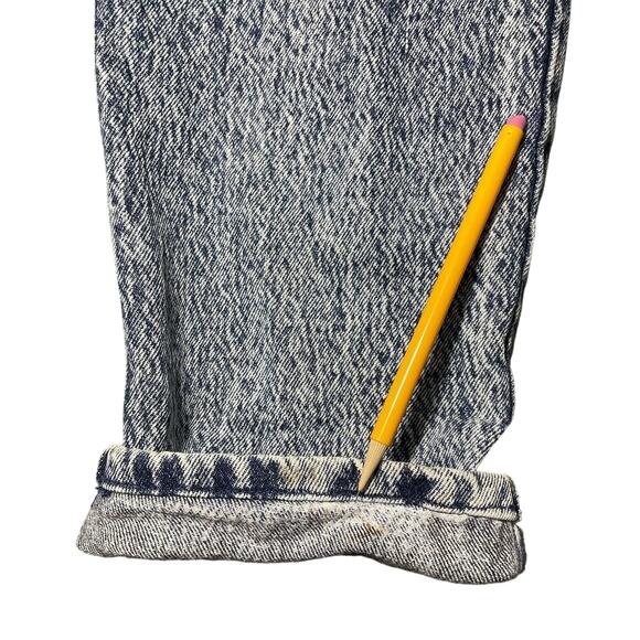 Vintage Rocky Mountain High Waist Acid Wash Bareback Jeans Western Flap Front - Picture 11 of 13